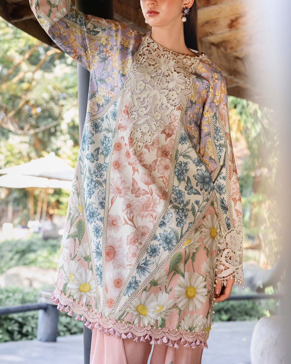 Printed Lawn Embroidered Suit - Image 2