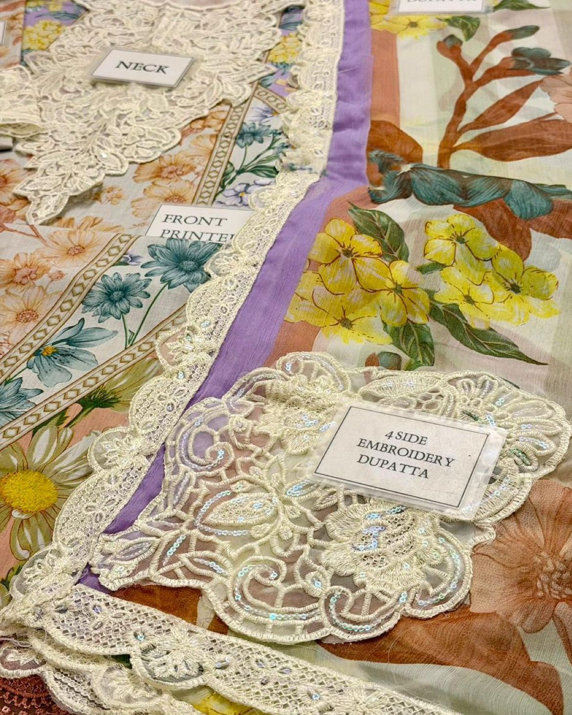 Printed Lawn Embroidered Suit - Image 6